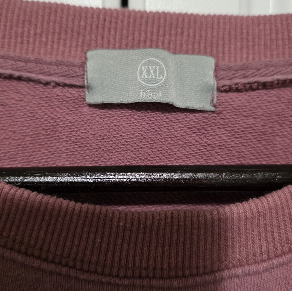 HBAT Kanye West Sunday Service Trust God Sweatshirt Pink Distressed Raw Hem - Picture 6 of 16